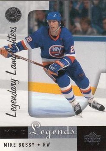 #96 Mike Bossy - New York Islanders - 2001-02 Upper Deck Legends Hockey