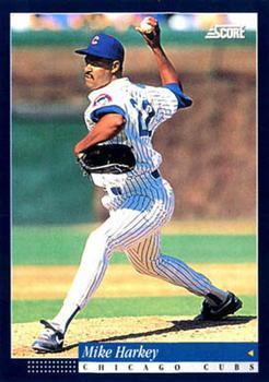 #96 Mike Harkey - Chicago Cubs -1994 Score Baseball