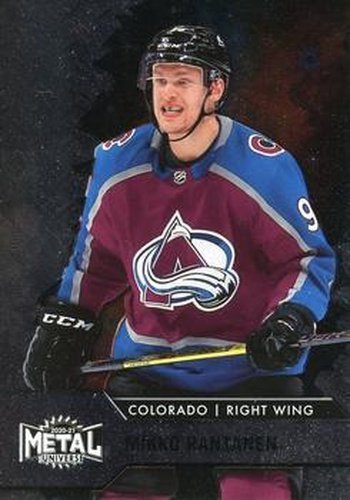 #96 Mikko Rantanen - Colorado Avalanche - 2020-21 Skybox Metal Universe Hockey