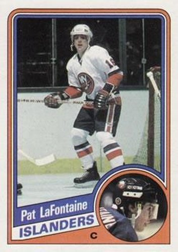 #96 Pat LaFontaine - New York Islanders - 1984-85 Topps Hockey