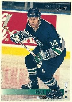 #96 Paul Ranheim - Hartford Whalers - 1994-95 Topps Premier Hockey