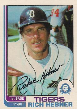 #96 Rich Hebner - Detroit Tigers - 1982 O-Pee-Chee Baseball