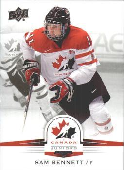 #96 Sam Bennett - Canada - 2014-15 Upper Deck Team Canada Juniors Hockey