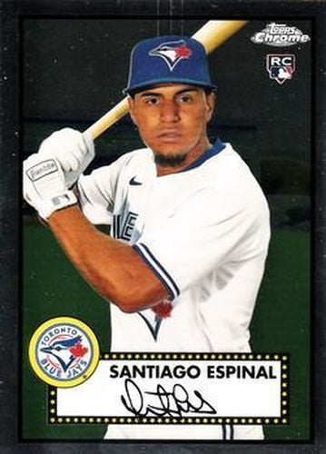 #96 Santiago Espinal - Toronto Blue Jays - 2021 Topps Chrome Platinum Anniversary Baseball