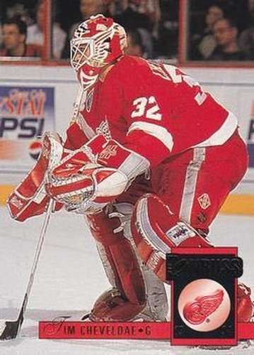 #96 Tim Cheveldae - Detroit Red Wings - 1993-94 Donruss Hockey