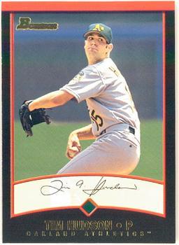 #96 Tim Hudson - Oakland Athletics - 2001 Bowman Baseball