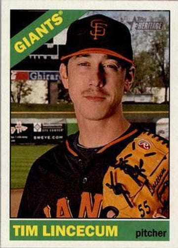 #96 Tim Lincecum - San Francisco Giants - 2015 Topps Heritage Baseball