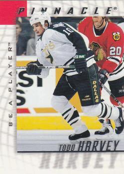 #96 Todd Harvey - Dallas Stars - 1997-98 Pinnacle Be a Player Hockey