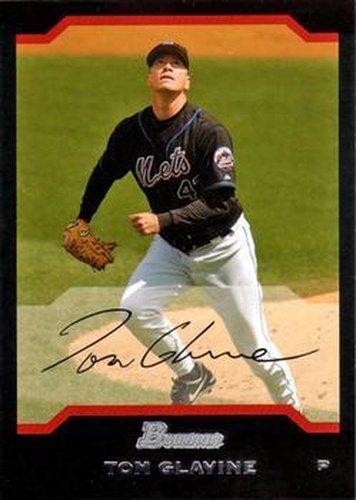 #96 Tom Glavine - New York Mets - 2004 Bowman Baseball