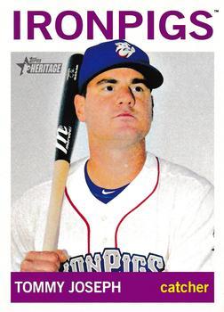 #96 Tommy Joseph - Lehigh Valley IronPigs - 2013 Topps Heritage Minor League Baseball