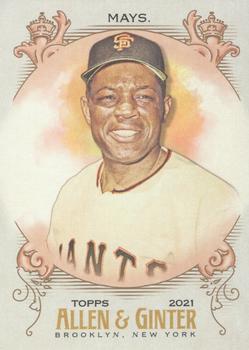 #96 Willie Mays - San Francisco Giants - 2021 Topps Allen & Ginter Baseball