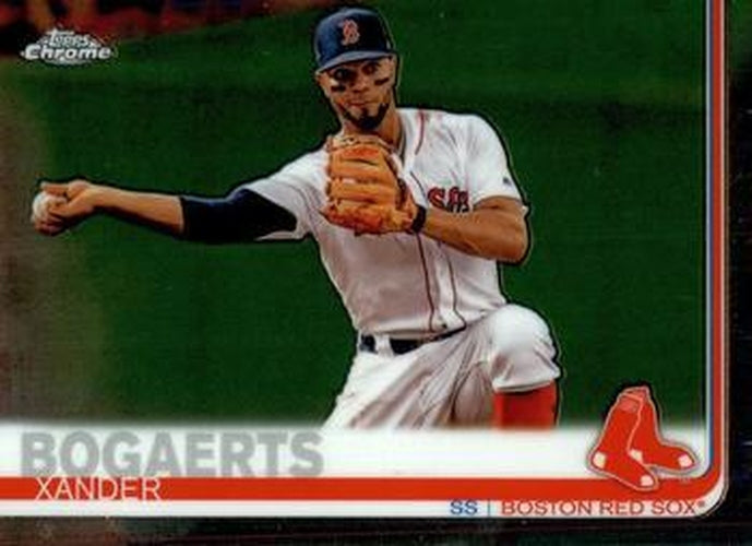 #96 Xander Bogaerts - Boston Red Sox - 2019 Topps Chrome Baseball