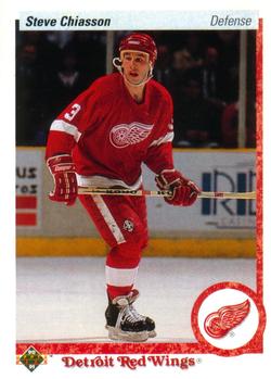 #96 Steve Chiasson - Detroit Red Wings - 1990-91 Upper Deck Hockey