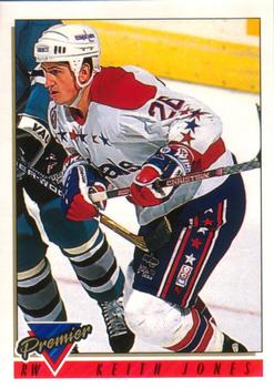 #96 Keith Jones - Washington Capitals - 1993-94 O-Pee-Chee Premier Hockey