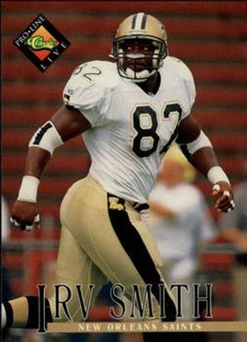 #96 Irv Smith - New Orleans Saints - 1994 Pro Line Live Football