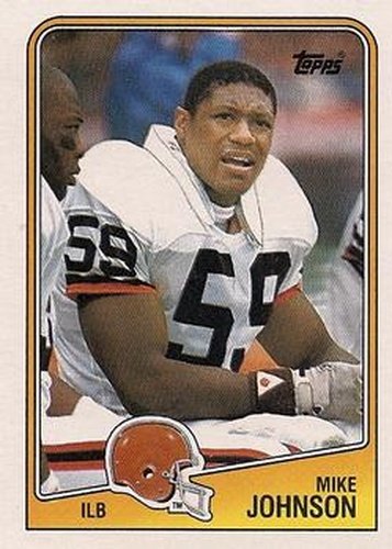 #96 Mike Johnson - Cleveland Browns - 1988 Topps Football