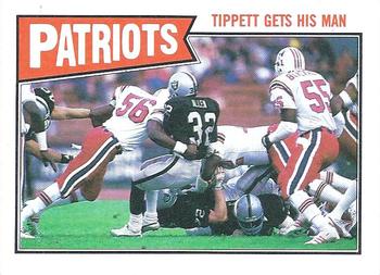#96 Andre Tippett - New England Patriots - 1987 Topps Football