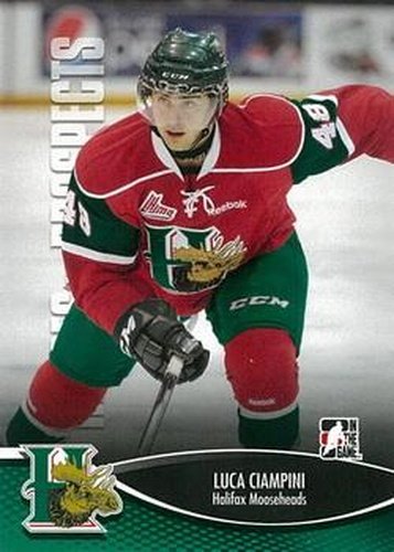 #96 Luca Ciampini - Halifax Mooseheads - 2012-13 In The Game Heroes and Prospects Hockey