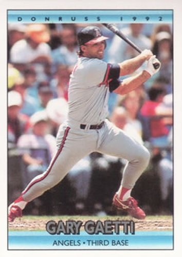 #96 Gary Gaetti - California Angels - 1992 Donruss Baseball