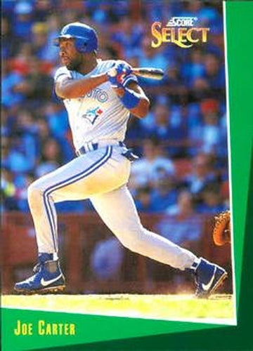 #96 Joe Carter - Toronto Blue Jays - 1993 Select Baseball