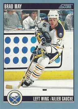 #96 Brad May - Buffalo Sabres - 1992-93 Score Canadian Hockey