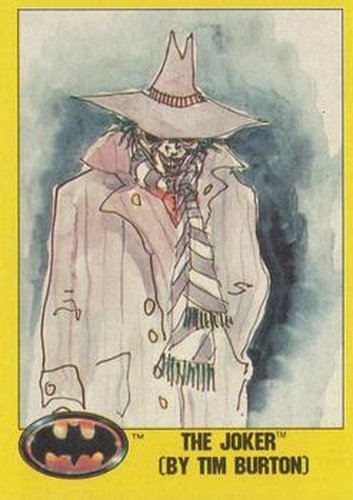 #196 The Joker by Tim Burton - 1989 Topps Batman