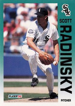 #96 Scott Radinsky - Chicago White Sox - 1992 Fleer Baseball