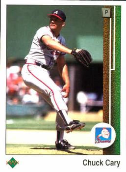 #396 Chuck Cary - Atlanta Braves - 1989 Upper Deck Baseball