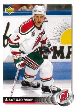#96 Alexei Kasatonov - New Jersey Devils - 1992-93 Upper Deck Hockey