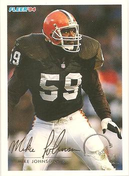 #96 Mike Johnson - Cleveland Browns - 1994 Fleer Football