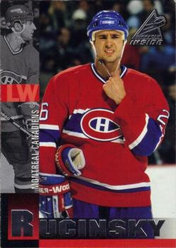 #96 Martin Rucinsky - Montreal Canadiens - 1997-98 Pinnacle Inside Hockey