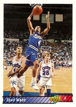 #96 Spud Webb - Sacramento Kings - 1992-93 Upper Deck Basketball