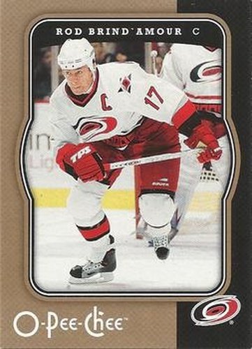 #96 Rod Brind'Amour - Carolina Hurricanes - 2007-08 O-Pee-Chee Hockey