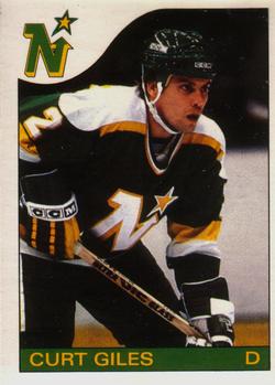 #96 Curt Giles - Minnesota North Stars - 1985-86 O-Pee-Chee Hockey