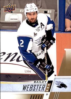 #96 Bailey Webster - Saint John Sea Dogs - 2017-18 Upper Deck CHL Hockey