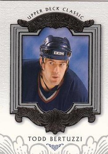 #96 Todd Bertuzzi - Vancouver Canucks - 2003-04 Upper Deck Classic Portraits Hockey