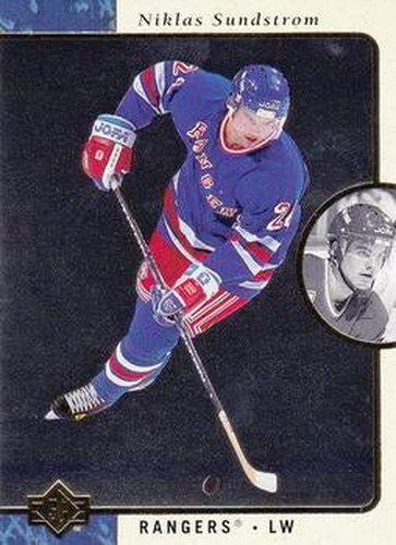 #96 Niklas Sundstrom - New York Rangers - 1995-96 SP Hockey