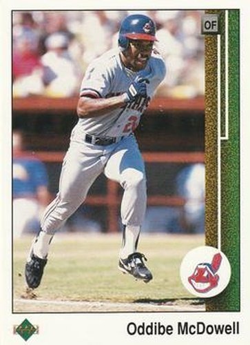 #796 Oddibe McDowell - Cleveland Indians - 1989 Upper Deck Baseball