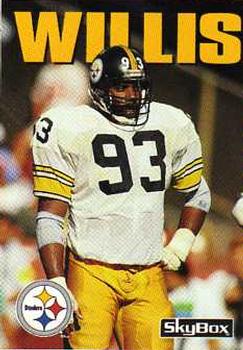 #96 Keith Willis - Pittsburgh Steelers - 1992 SkyBox Impact Football