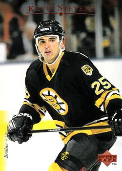 #96 Kevin Stevens - Boston Bruins - 1995-96 Upper Deck Hockey