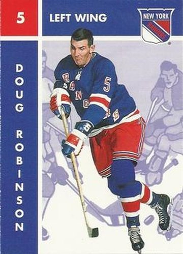 #96 Doug Robinson - New York Rangers - 1995-96 Parkhurst 1966-67 Hockey