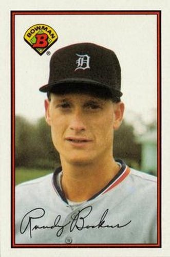 #96 Randy Bockus - Detroit Tigers - 1989 Bowman Baseball