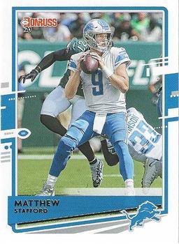#96b Matthew Stafford - Detroit Lions - 2020 Donruss Football