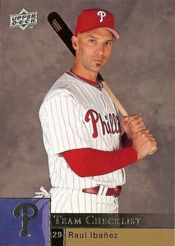 #972 Raul Ibanez - Philadelphia Phillies - 2009 Upper Deck Baseball