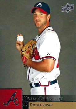 #973 Derek Lowe - Atlanta Braves - 2009 Upper Deck Baseball