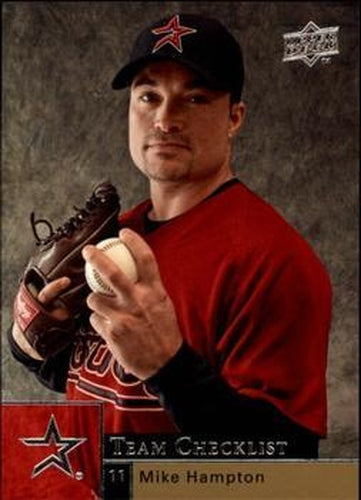 #977 Mike Hampton - Houston Astros - 2009 Upper Deck Baseball