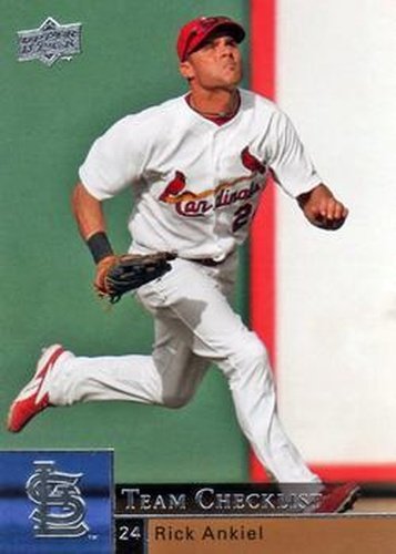 #979 Rick Ankiel - St. Louis Cardinals - 2009 Upper Deck Baseball