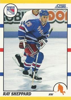 #97T Ray Sheppard - New York Rangers - 1990-91 Score Rookie and Traded Hockey