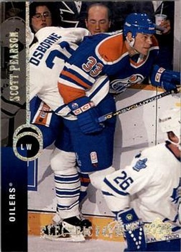 #97 Scott Pearson - Edmonton Oilers - 1994-95 Upper Deck Hockey - Electric Ice