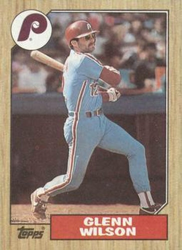 #97 Glenn Wilson - Philadelphia Phillies - 1987 Topps Baseball